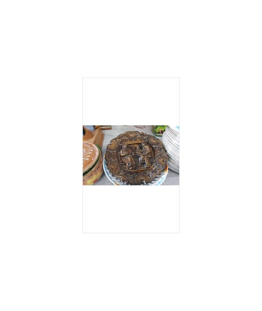 ASSIETTE DECO PLATRE 