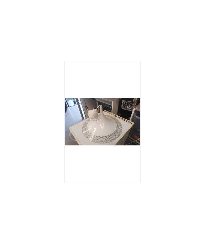 LUSTRE PLASTIQUE BLANC 