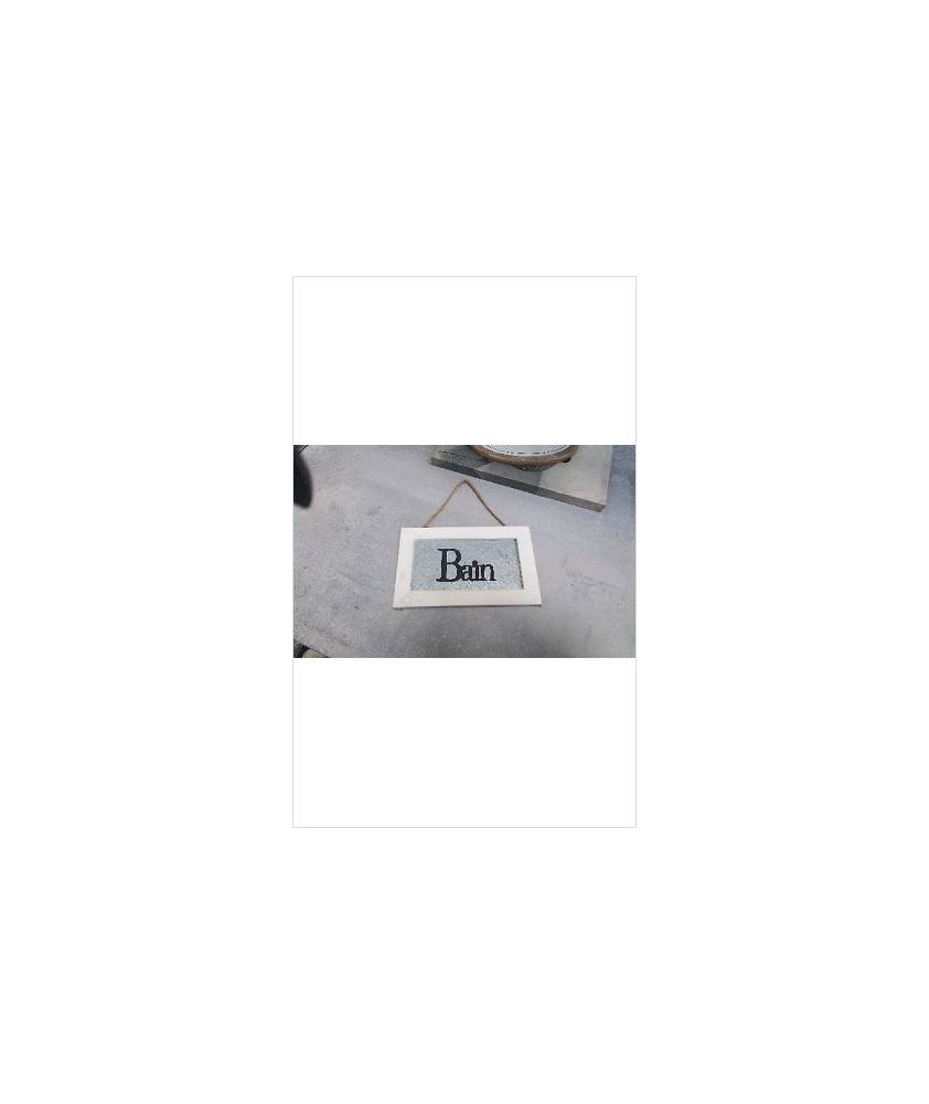 PLAQUE BAIN