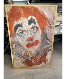 TABLEAU CLOWN TRISTE 