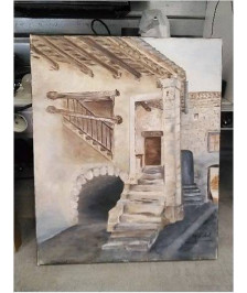 TOILE ESCALIERS 