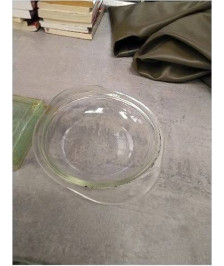 PLAT ROND VERRE PM