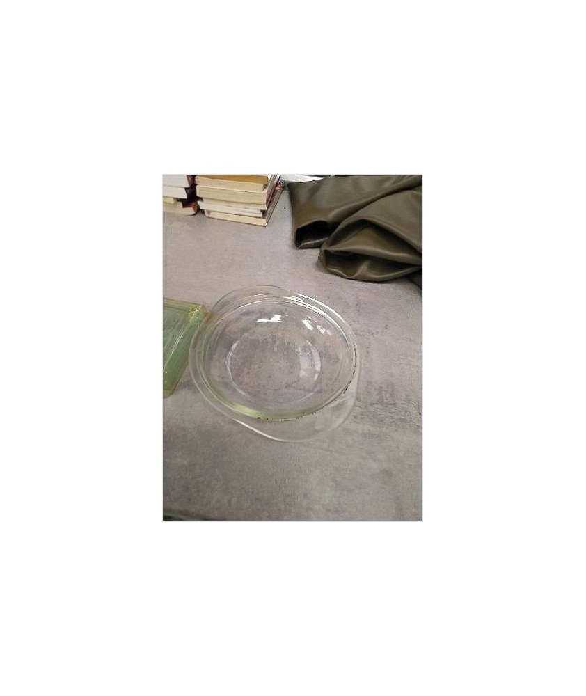 PLAT ROND VERRE PM