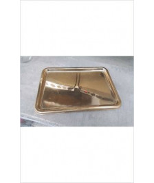 PLATEAU PLASTIQUE DORE 