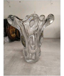 VASE  GIRAFE CRISTAL ART VANNES  H.27CM