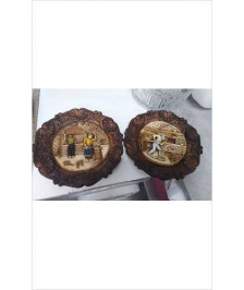 ASSIETTE DECO BOIS 