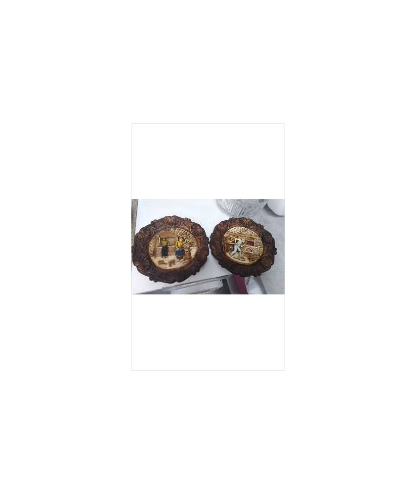 ASSIETTE DECO BOIS 