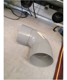 COUDE PVC 