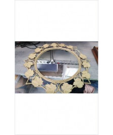 MIROIR ROND METAL EN L’ETAT 