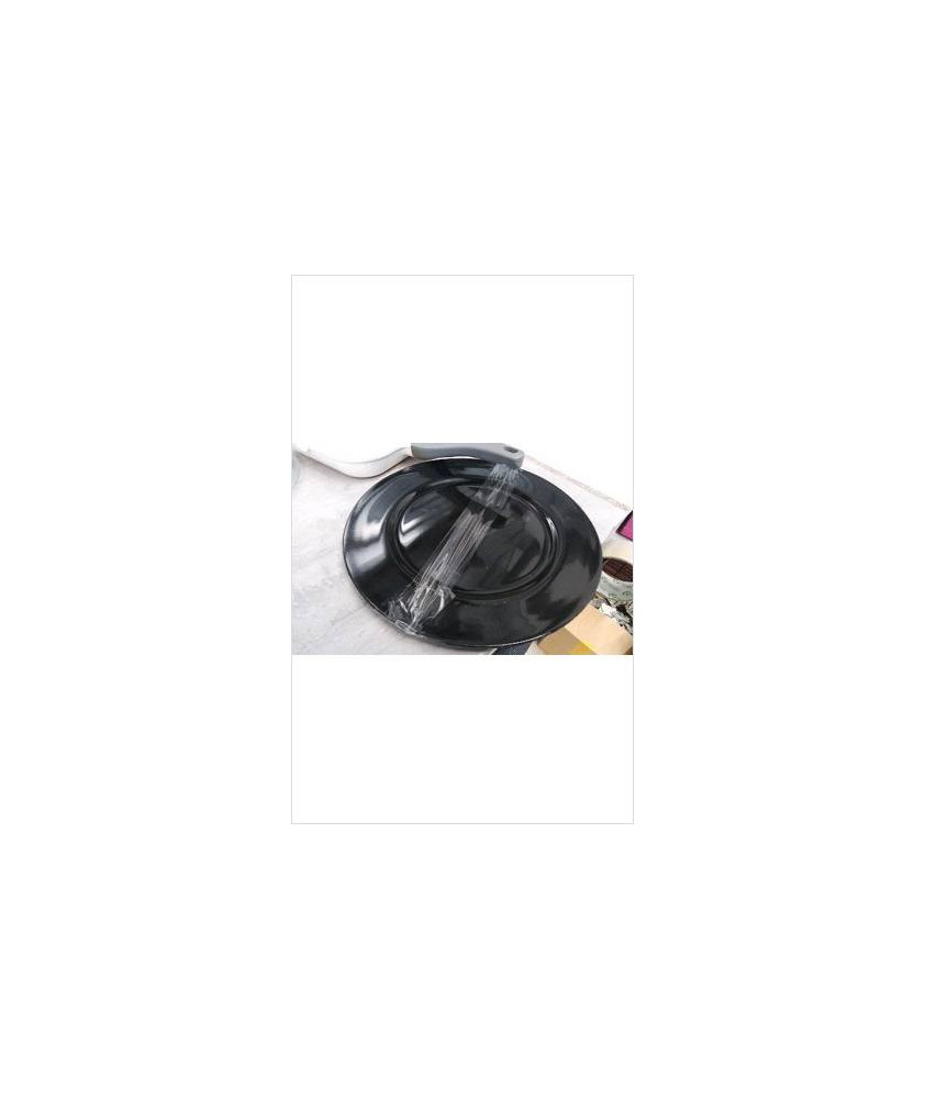 PLATS RONDS PLASTIQUE NOIRS X2 