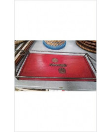 PLATEAU FER ET BOIS ROUGE 
