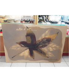 FEUILLE SUR TOILE ACRYLIQUE