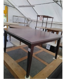 TABLE BOIS 130X130