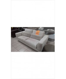 CANAPE 3 PLACE VELOUR COTELE