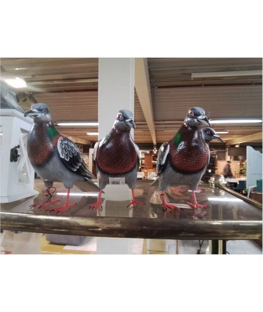 DECORATION PIGEON BOIS