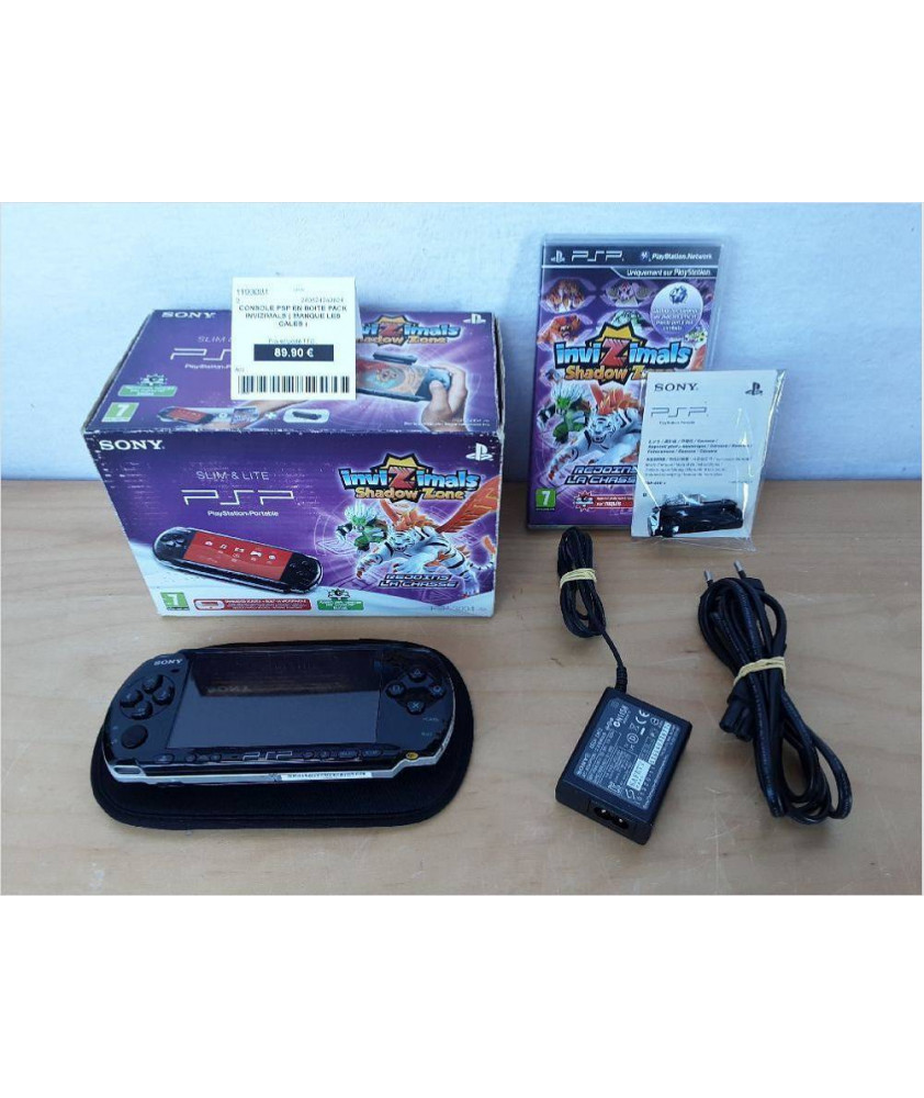 CONSOLE PSP EN BOITE PACK INVIZIMALS ( MANQUE LES CALES ) CONSOLE PSP EN BOITE PACK INVIZIMALS ( MANQUE LES CALES )