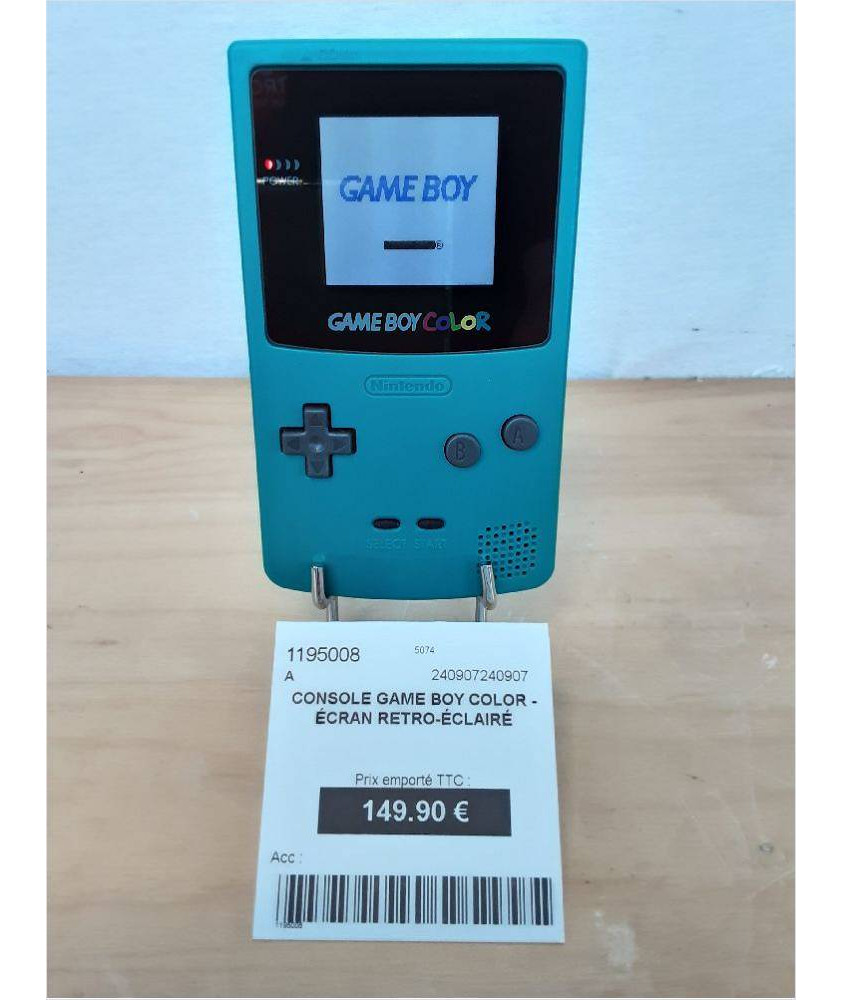 CONSOLE GAME BOY COLOR - ÉCRAN RETRO-ÉCLAIRÉ CONSOLE GAME BOY COLOR - ÉCRAN RETRO-ÉCLAIRÉ