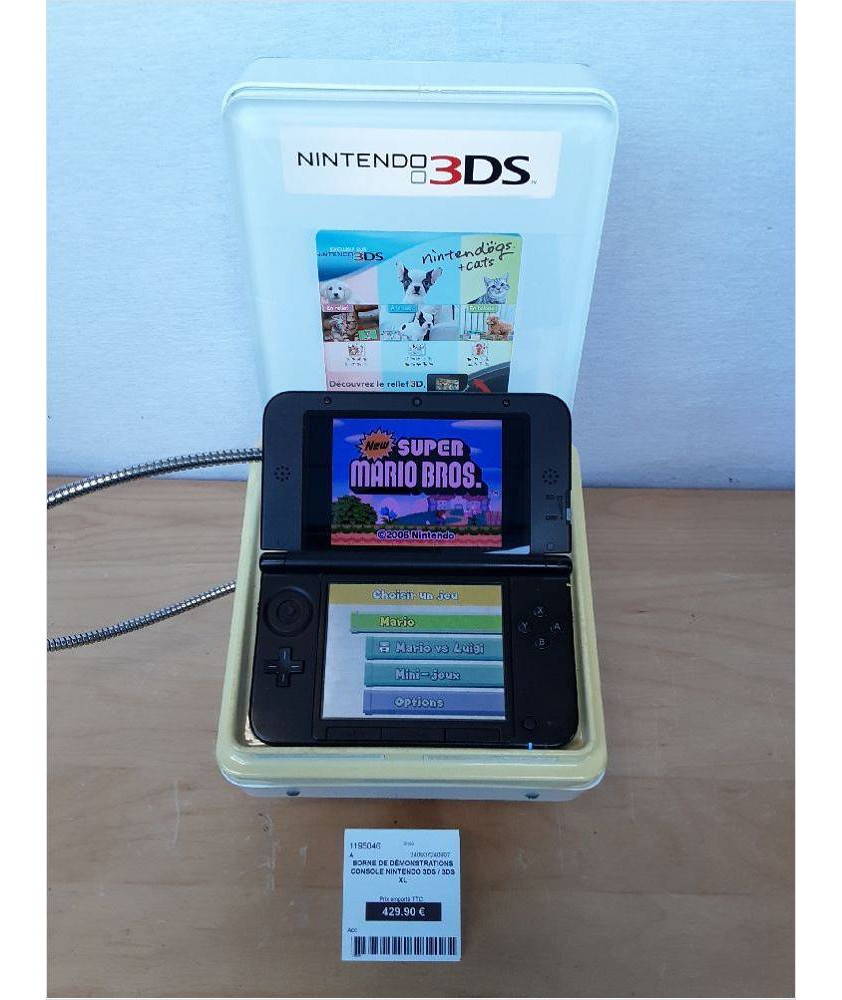 BORNE DE DÉMONSTRATIONS CONSOLE NINTENDO 3DS / 3DS XL BORNE DE DÉMONSTRATIONS CONSOLE NINTENDO 3DS / 3DS XL