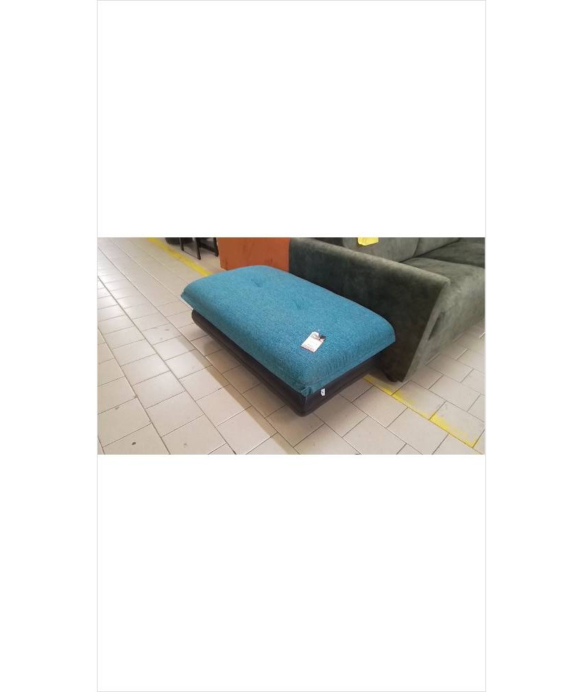 POUF BLEU NOIR