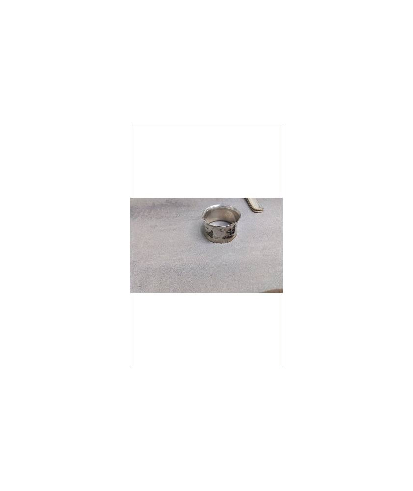 ROND DE SERVIETTE METAL ARGENTE 