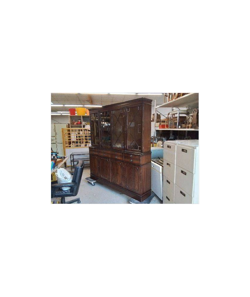 BIBLIOTHEQUE STYLE ANGLAIS/SECRETAIRE 