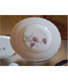 LOT DE 6 ASSIETTES EN PORCELAINE
