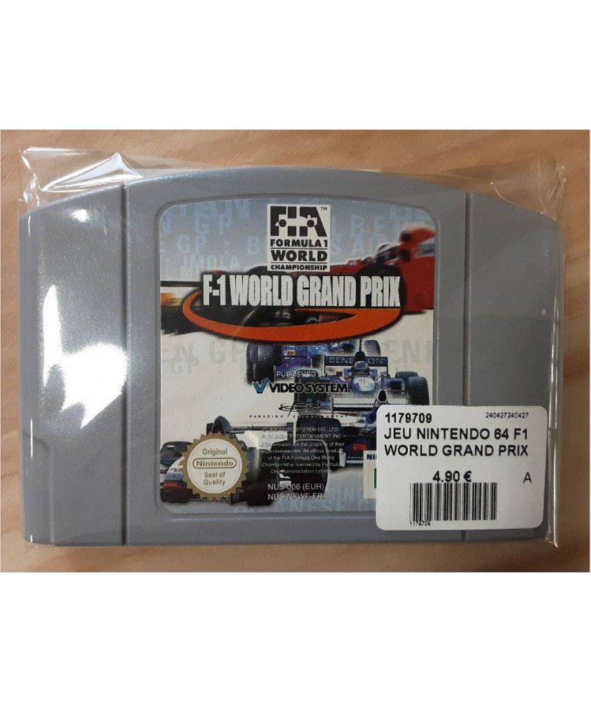 JEU NINTENDO 64 F1 WORLD GRAND PRIX JEU NINTENDO 64 F1 WORLD GRAND PRIX