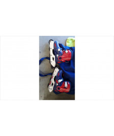 ROLLER ENFANT BLEU ROUGE T32-34