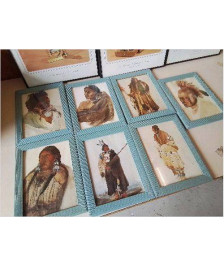 PETIT CADRE DECO INDIENS 15X20