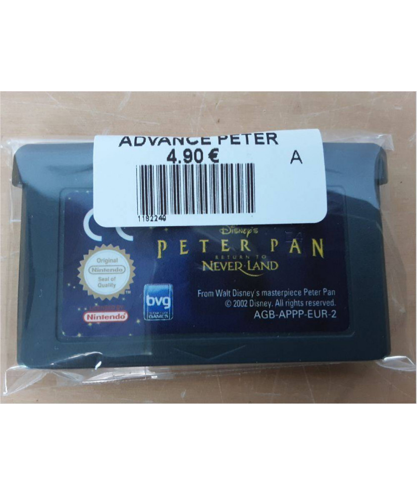 JEU NINTENDO GAME BOY ADVANCE PETER PAN JEU NINTENDO GAME BOY ADVANCE PETER PAN