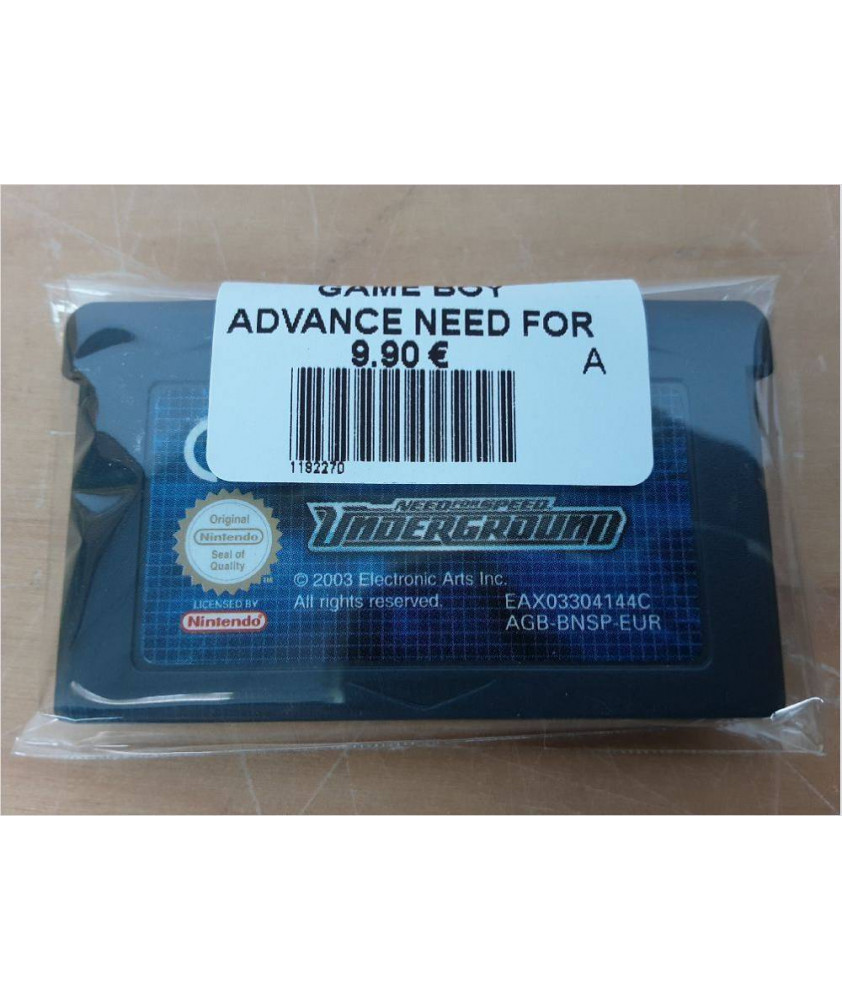 JEU NINTENDO GAME BOY ADVANCE NEED FOR SPEED UNDERGROUND JEU NINTENDO GAME BOY ADVANCE NEED FOR SPEED UNDERGROUND