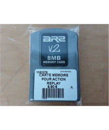 CARTE MEMOIRE POUR ACTION REPLAY PLAYSTATION 2