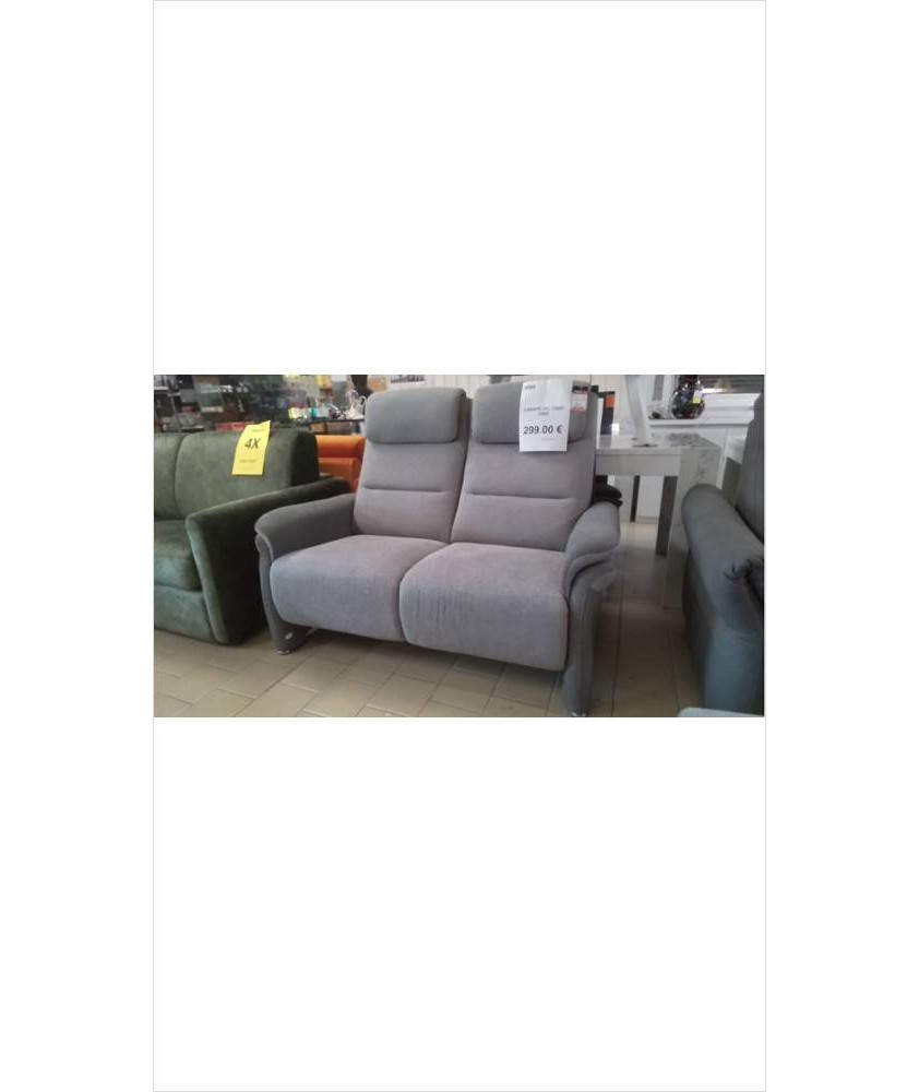 CANAPE 2PL TISSU GRIS