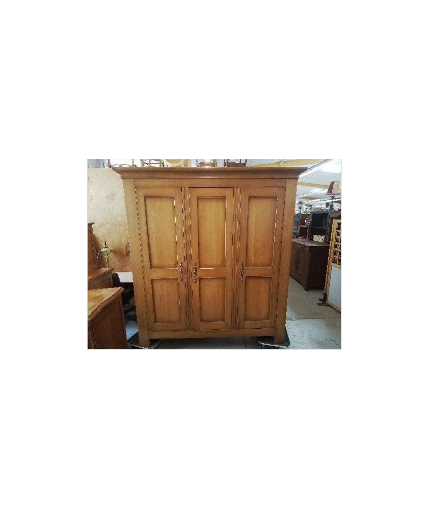 ARMOIR 3 PORTES CHENE DORÉ
