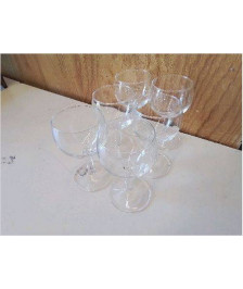 LOT DE 6 VERRES BALON