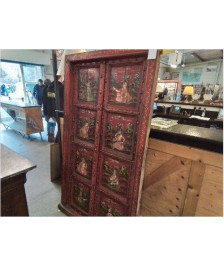 PORTES INDIENNES   BOIS PEINT 100X180