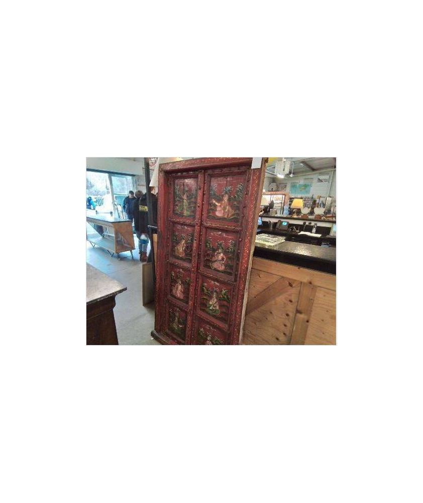 PORTES INDIENNES   BOIS PEINT 100X180