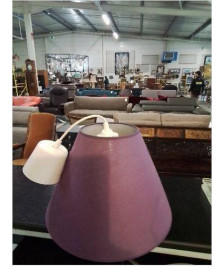 SUSPENSION CONIQUE MAUVE 34 CM