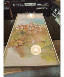 AQUARELLE VILLAGE MÉDITERRANÉEN BEATRICE MEYER