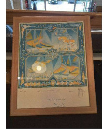 LITHOGRAPHIE NUMÉROTÉE LE HAVRE YANNICK MANNIER XXE