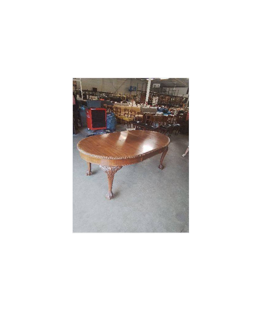 TABLE ANGLAISE EXTENSIBLE ACAJOU 1 RALLONGE DE 45 CM TABLE ANGLAISE EXTENSIBLE ACAJOU 1 RALLONGE DE 45 CM