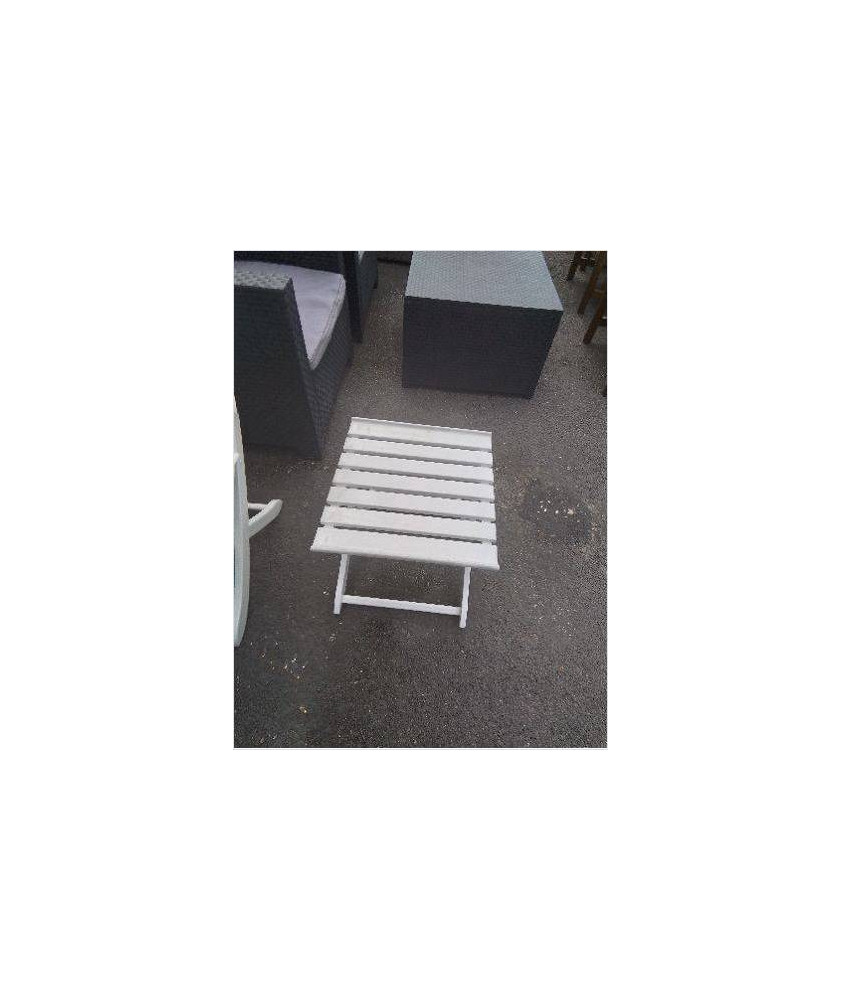 TABLE BASSE DE JARDIN RÉGLABLE HAUTEUR RESINE BLANC AJOURÉ TRICONFORT TABLE BASSE DE JARDIN RÉGLABLE HAUTEUR RESINE BLANC AJOURÉ TRICONFORT