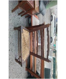 CHAISE BASSE PAILLEE 