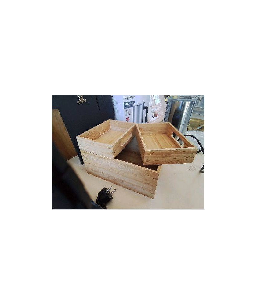 TRIOS BOITES DE RANGEMENTS 