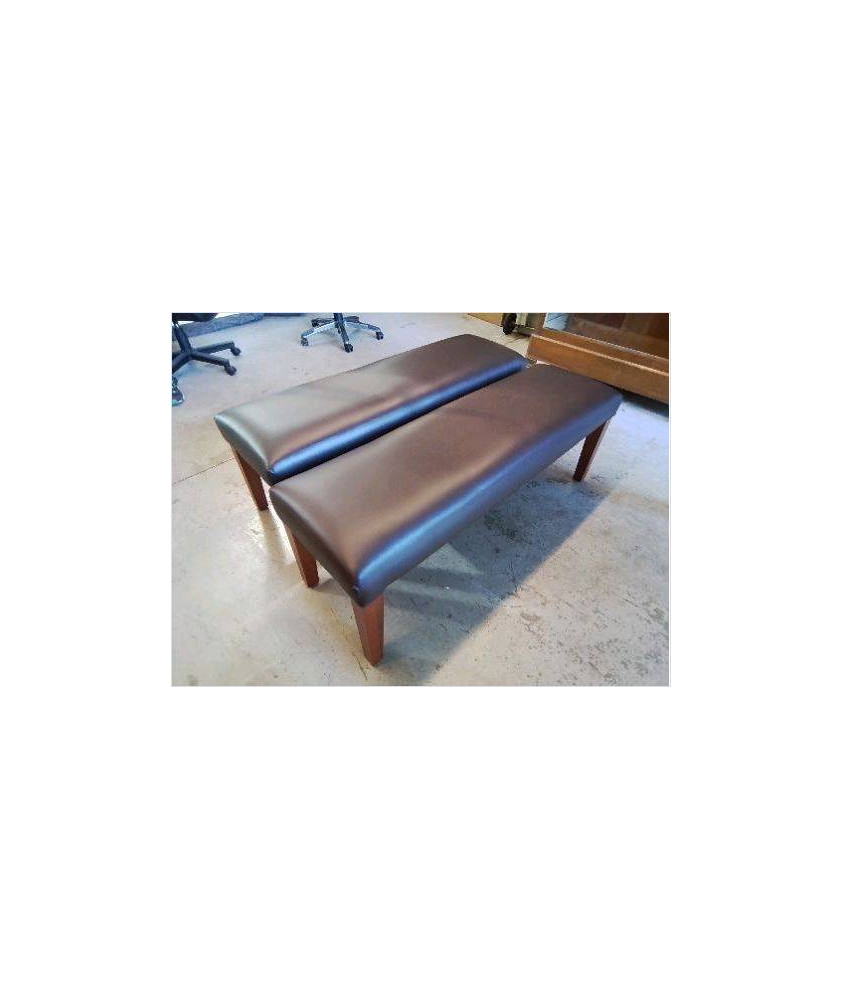 BANC BOIS ET CUIR