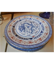 LOT DE 5 ASSIETTES ASIATIQUES