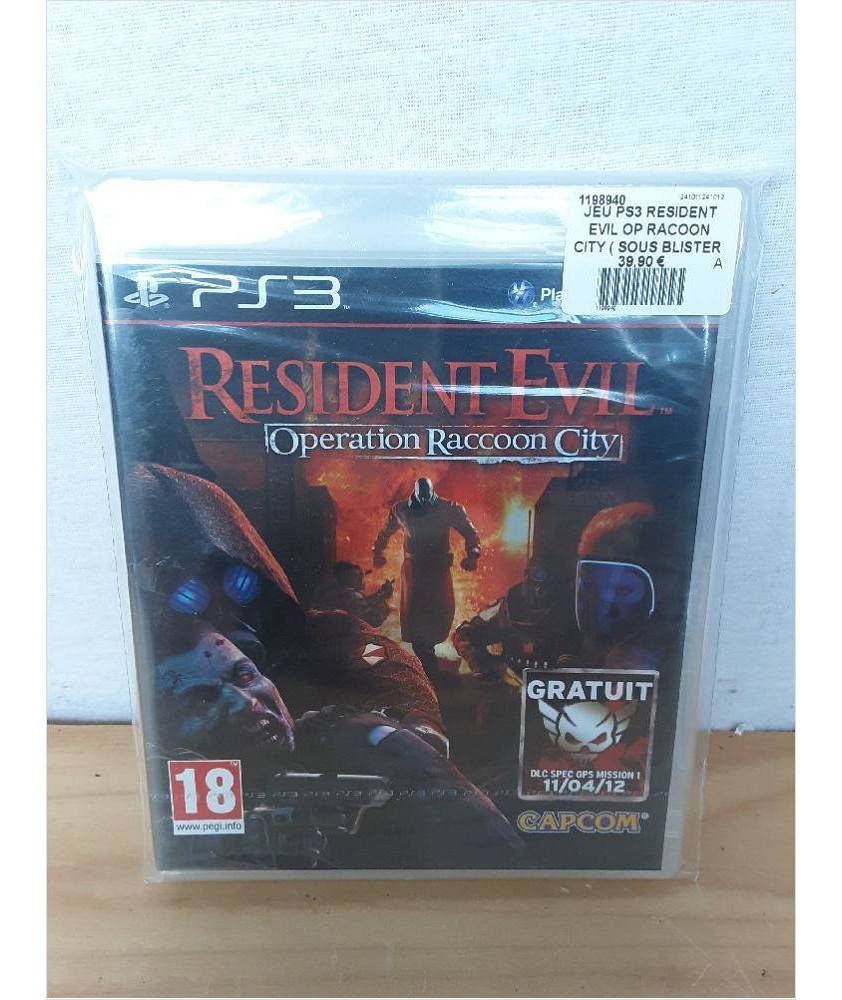 JEU PS3 RESIDENT EVIL OP RACOON CITY ( SOUS BLISTER ) JEU PS3 RESIDENT EVIL OP RACOON CITY ( SOUS BLISTER )