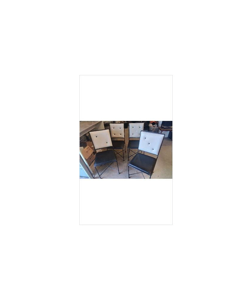 CHAISE N/B FER FORGE EN LETAT 