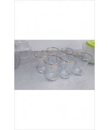 VERRES LISERE DORE X6 