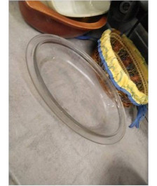 PLAT OVALE VERRE 